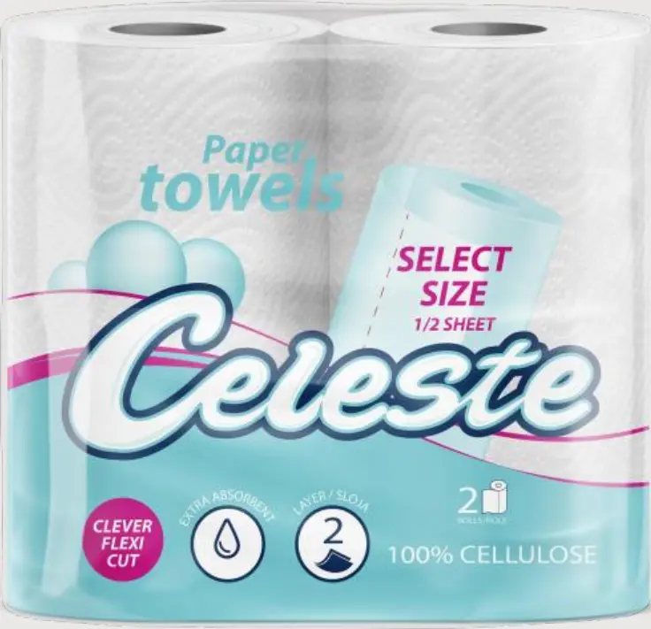 Celeste Flexy Cut paper towels