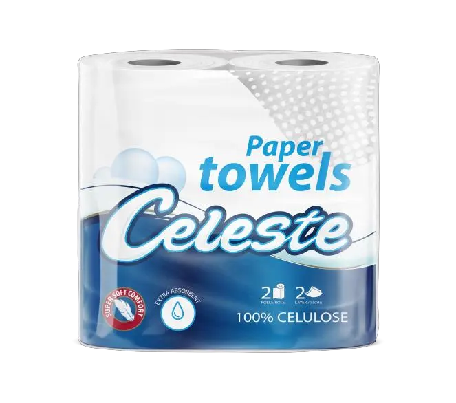 Celeste two-ply household paper towels
