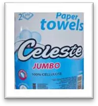 Celeste Jumbo XL paper towel roll