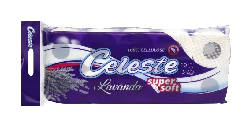 Celeste Lavanda toilet paper pack