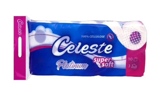 Celeste Platinum toilet paper pack