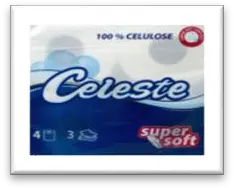 Celeste 24-roll toilet paper pack